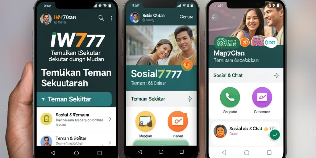 Tampilan antarmuka IW777 yang sederhana dan menarik.